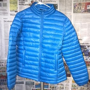 NWOT Spire By Galaxy Blue Puffer Jacket
